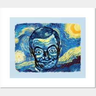 Mr. Bean Van Gogh Style Posters and Art